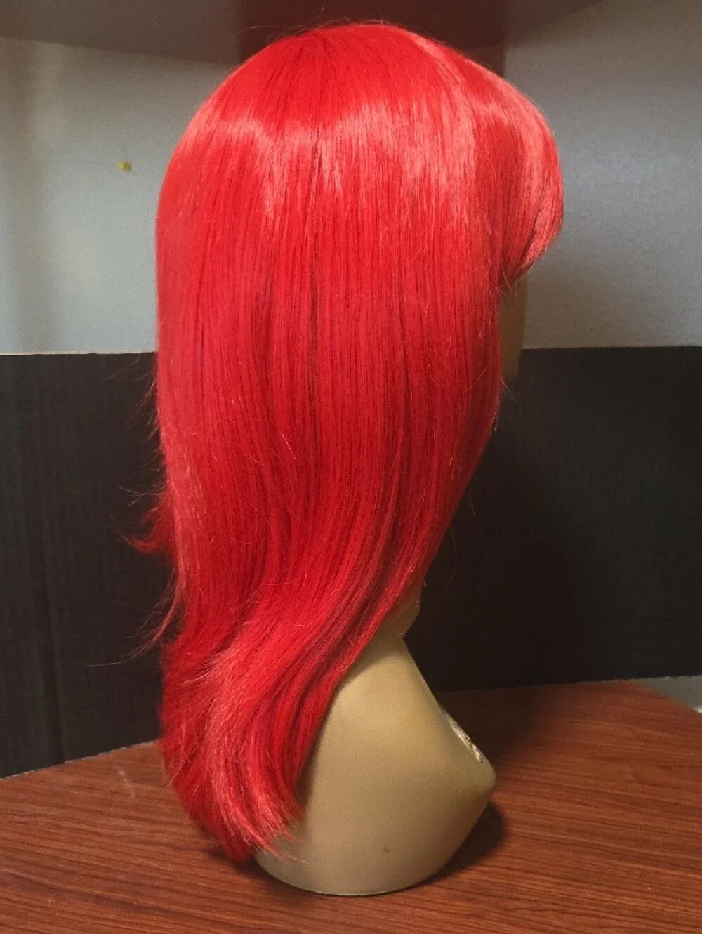 Red Synthetic Wig 20 inches